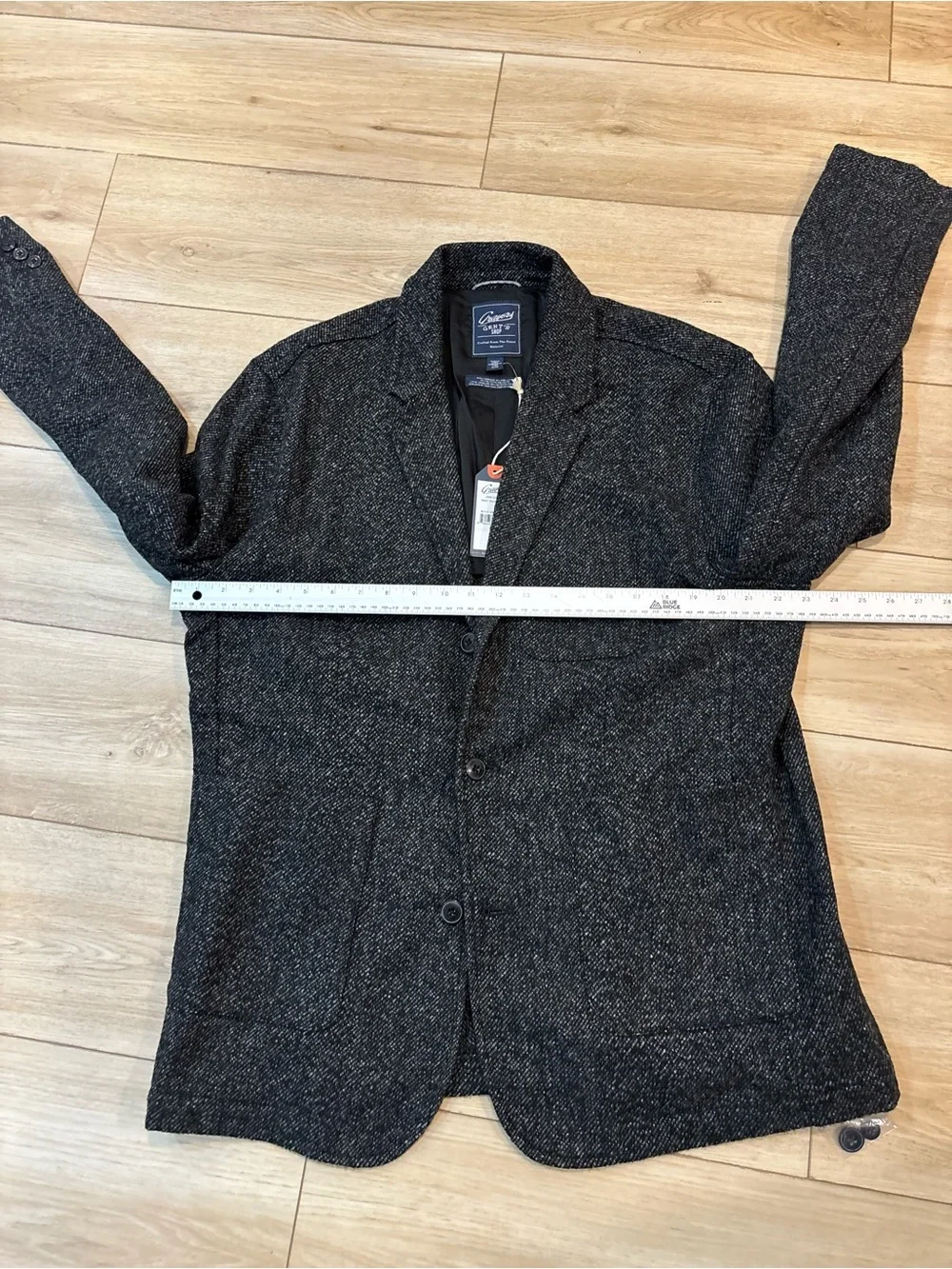 Grayers mens Blazer size XL tweed West End Blazer gray black marl NWT